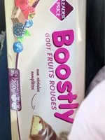 Mängden socker i Bosstly fruits rouges