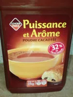 Mängden socker i Poudre cacaotée puissance et arôme