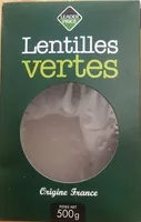 Mängden socker i Lentilles vertes