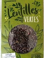 Mängden socker i Lentilles vertes