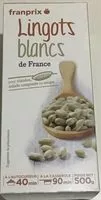 Mängden socker i Lingots blancs de France