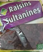 Mängden socker i Raisins sultanines