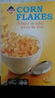Mängden socker i Corn Flakes Pétales de maïs dorés au four