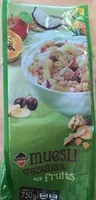 Mängden socker i Muesli croustillant aux fruits
