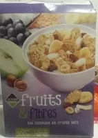 Mängden socker i Fruits & fibres