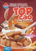 Mängden socker i Top Cao fourré au chocolat