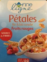 Mängden socker i Pétales Riz et blé complet - Fruits rouges