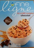 Mängden socker i Riz et blé complet chocolat - Fine ligne