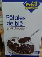 Mängden socker i Pétale de blé gout chocolat