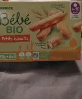 Mängden socker i Petits biscuits bébé bio