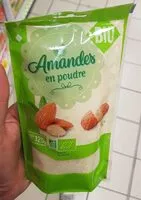 Mängden socker i Amandes en poudre