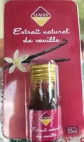 Mängden socker i Extrait naturel de vanille
