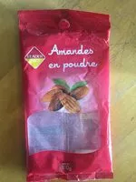 Mängden socker i Amandes en poudre