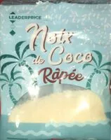 Mängden socker i Noix de coco rapée