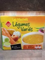 Mängden socker i Les moulinés Légumes variés