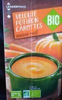 Mängden socker i Velouté potiron carottes bio
