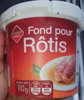 Mängden socker i Fond Pour Rôtis