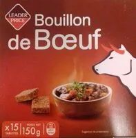 Mängden socker i Bouillon de boeuf