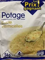 Mängden socker i Potage Poule Vermicelle