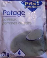 Mängden socker i Potage poireaux pommes de terre