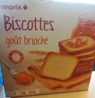 Mängden socker i Biscottes goût brioché