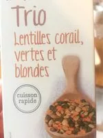 Mängden socker i trio de lentilles cuisson rapide