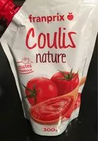 Mängden socker i coulis tomates nature