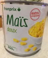 Mängden socker i Mais doux