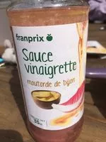 Mängden socker i Sauce vinaigrette moutarde de dijon