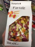 Mängden socker i Farfalle