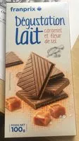 Mängden socker i Chocolat au Lait Caramel et Fleur de sel