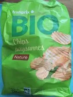 Mängden socker i chips nature paysanne bio
