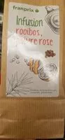 Mängden socker i Infusion rooibos, poivre rose