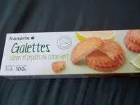 Mängden socker i Galette citron et pépites au citron vert