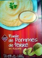Mängden socker i Purée de pommes de terre en flocons