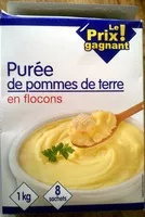 Mängden socker i Purée de pommes de terre en flocons