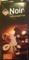 Mängden socker i Chocolat noir aux noisettes