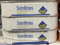 Mängden socker i Sardines à l'huile d'olive vierge extra
