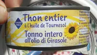 Mängden socker i Thon Entier à L'huile De Tournesol
