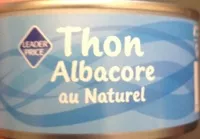 Mängden socker i Thon (Albacore) au Naturel