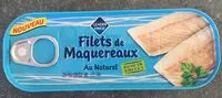 Mängden socker i Filets de maquereaux au naturel