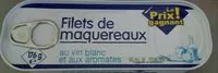 Mängden socker i Filets de maquereaux au vin blanc