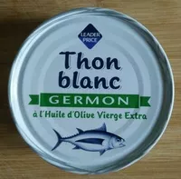 Mängden socker i Thon blanc Germon à l'huile d'olive vierge extra