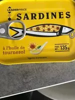 Mängden socker i Sardine à l'huile de tournesol