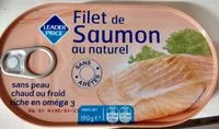 Mängden socker i Filet de Saumon au naturel
