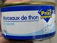 Mängden socker i Morceaux de thon au naturel