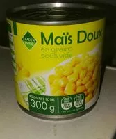 Mängden socker i Maïs Doux en Grains