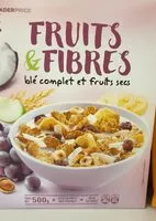 Mängden socker i Fruits & fibres