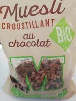Mängden socker i Muesli croustillant au chocolat