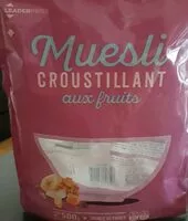 Mängden socker i Muesli croustillant aux fruits